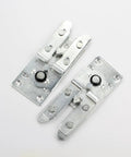 Heavy Duty Iron Sofa Connector Clamps For Beds And Sofas 4 Pack, silver adjustable furniture hardware on white background