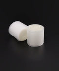 White cylindrical bike tire liners for mountain bicycles, part of Heavy Duty Bike Tire Liner Inner Tubes 2 Pack.