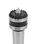 Heavy Duty MT1 Wood Lathe Tailstock Center With Precision 0.01mm Steel Spindle Turning Support For Smooth And Sturdy Project Shaping, MT2 tailstock center.