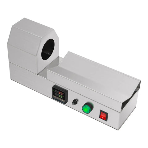 Straight Up Pro 110V Wine Bottle Cap Shrink Sealer Machine With Smart Digital Thermostat and Super Quick Heating Coils close-up view.