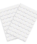 Self Adhesive Screw Hole Covers 21mm PVC Dustproof Caps For Wooden Furniture And Cabinets White 2 Sheets 108 Pcs Easy Peel And Stick