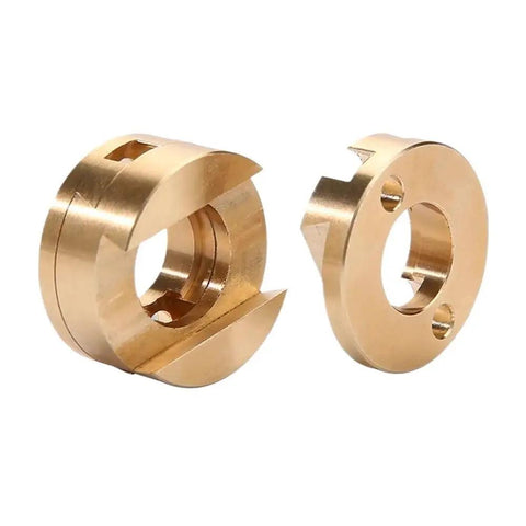 Upgrade Your 3D Printer Game With This Rock Solid 16mm Oldham Coupling For T8 Z-Axis Screw Hot Bed Setup That Cuts Vibration, Stops Printing Swing, And Boosts Overall Print Smoothness Like A Pro. brass 16mm Oldham coupling for T8 Z-axis 3D printer screw