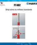 Comparison of FT-802 thermal wire stripper with conventional stripper for G4-1603 Long Wire Stripping Blades For FT-802 And FT8004