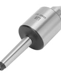 MT1 triple-bearing live center for metal lathe, hard alloy steel, MT1, 600 lb load capacity, side view