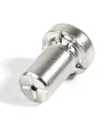 Upgrade Your Gear With 40Pcs Plasma Cutter Consumables Featuring Extended Long Nozzle And Robust Electrodes For Super Quick Cuts On Your 40A Torch Machine To Keep The Job Rolling Smooth - close-up of a silver plasma cutter electrode.