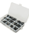 320 Pieces Nylon M3 Hex Spacer Standoff Screw Nut Kit With Washers Male And Female Threaded Pillars For PCB Motherboard Assembly And Electronics Repair Projects Case Storage Box Included, plastic organizer open