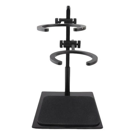 Premium 6 Piece Manual Brewing Station Featuring Rock Solid Aluminum Alloy Stand with adjustable support for pour over filter.
