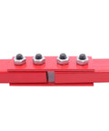 Solid Core Heavy Duty 2 Ton Capacity 3 Wheel Machinery Dolly Shifts Warehouse Freight With Zero Sweat Featuring Rustproof Iron And Pu Build For Weekend Warriors, detailed view of joint with nuts.