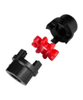 Heavy Duty 45 Steel Flexible Shaft Coupling With Jaw Type And Elastomeric Spider D40 L66 Bore 12-19mm For Medium To Large Equipment, Built Like A Workhorse