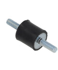 Heavy Duty Rubber Vibration Isolator With Male Thread Anti Shock Damper M5 for stable machine protection, rubber material.