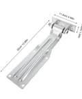 Heavy Duty Truck Door Hinge For Utility Trailer And Refrigerated Truck With Iron Construction And Anticorrosion Finish Delivers High Strength And Stable Temperature Control For Cargo Applications, 32cm