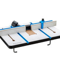 Beefy Drill Press Table And Fence For Rock-Solid, Repeatable Drilling With A Large Work Surface, Dual T-Track System For Flexible Accessories