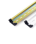 30 Pack DIN Rail End Cover Protectors, 7.5mm Thick, 35mm Wide Terminal Block Caps for C45 DIN Rails installed on metal rails