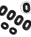 Rubber Side Cover Grommet Kit For CB CL SL XL CT TL Series Motorcycles With Durable Rubber Grommets For Easy Side Cover Removal And Secure Fit Compatible With 100 125 200 350 500 Models, 6-piece black rubber grommets
