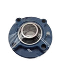 Heavy Duty FYC45TF Bearing Housing Unit For Industrial Conveyors And Factory Equipment, 0656 Inch Bore, blue finish.