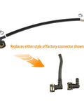 Ford F Series 6.7L Diesel Fuel Filter Tank Supply Line Connector Repair Kit 2011 2022 with 90-degree connector and parts