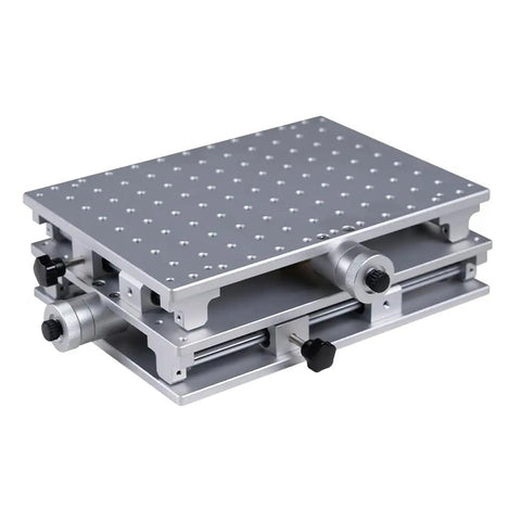 2 Axis Workbench XY Table With Polished Lifting Platform For Laser Engraver Machines Ready To Rock, High Rigidity Aluminum Alloy