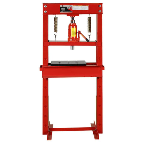 20 Ton Hydraulic Shop Press For Gear Bearing And Bushing Removal Straightening And Bending Heavy Duty Industrial Grade Beast