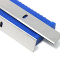 Beefed Up 10 Inch Jointer Planer Knife Set For Home Woodworking, Premium High Speed Steel Blades, Ultra Sharp Replacement Blades For 10 Inch Planer Jointers, 2 Pack With Plastic Case: two HSS blades in blue case