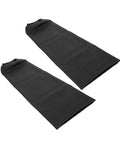 Legit Flame Resistant Welding Sleeves And Built Different Cotton Arm Guards Offering Heavy Duty Heat Protection For Serious Shop Work And Mechanic Hustles in black cotton design.