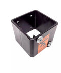 Heavy Duty Industrial Conveyor Leg Support Bracket Workhorse Replacement Fixture For Factory Assembly Lines And Warehouse Gear, solid steel with bolt anchors.