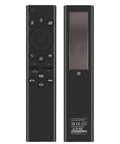 Rechargeable Voice Remote For 2019 To 2026 Smart TVs With USB C Fast Charging And Solar Power Replacement TV Remote With Voice Control No Battery Hassle Durable Build 2 Year Warranty, showing front and back view