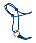 Sliding Ring Rope Halter For Horse Training All Ages And Types Keeps Your Halter From Twisting And Helps Teach The Basics. Blue rope detail