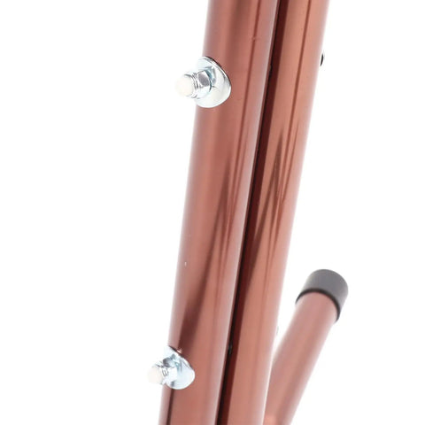 Close-up of durable aluminum alloy Bedside Auxiliary Rail for seniors and pregnant women, ergonomic support handle detail.