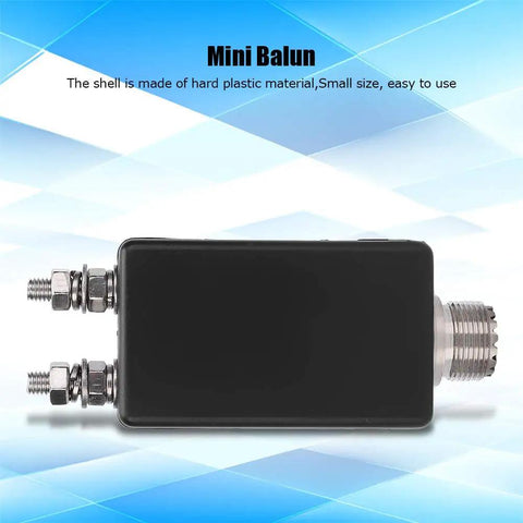 1 To 1 Mini Balun For HF Shortwave Antenna Plug And Play Plastic Shell Balun outdoor QRP station