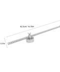 Portable Torch Circle Cutting Guide Roller Wheel Compass for Oxyacetylene and Plasma Torches, Circle Cutter Accessory with ruler