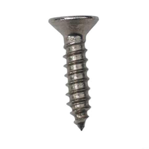 Close-up of a metal screw for Pro Grade Aluminum T Track Miter Jig for Woodworking Router Tables, compatible with T screws and quick clamps.
