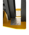 Lethal 20 Ton Hydraulic Busbar Bender CB-200A showing precise angle measurement for copper pipe bending.