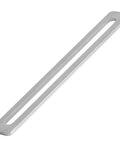 6 Pcs Slotted Flat Mending Plates 8 x 1 Inch Stainless Steel 201 Brushed Finish 5/32 Inch Thick with Screw Holes