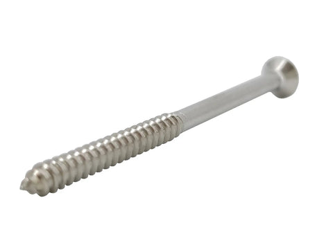 One Hundred Count Number Eight Wood Screws Two And A Half Inch Stainless Steel Self Tapping Phillips Drive Countersunk Fasteners Built Tough Like Kickass Gear For Deck Barn Drywall