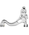 2 Piece Front Lower Control Arm With Ball Joint Assembly Replacement for GM cars showing side view.