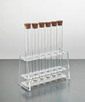 Six Well Lab Stand Holder Clear Acrylic Tube Rack For Ten Milliliter Centrifuge Tubes Durable Lightweight 135mm By 50mm By 90mm Lab Gear