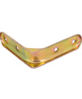 Built Tough 82mm L Shape Shelf Angle Brackets 50 Pack Premium Bronze Tone, L bracket support in a gold finish.