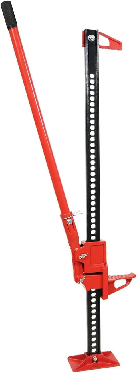60 Inch Ratcheting Off Road Utility Jack With 7000 Lb Capacity, Beefed Up Farm Jack For Tractors And Trucks, High Lift Bumper Jack