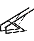 Badass Three D Adjustable Concealed Hinges Heavy Duty Hidden Door Hardware For Seamless Flush Cabinets And Wood Entries With Smooth 180 Degree Full Swing Setup That Packs Serious Punch And Runs Like New Forever showcasing durable black metal construction.