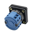 Heavy Duty Universal Switch With 2 Or 3 Gear Reversing Capability No Fuss Dual Mode Off On Changeover Switch High Current 32A 63A 125A Safe Quick Stop Cutoff Switch For Industrial Machinery And Redundant Control, blue rotary switch