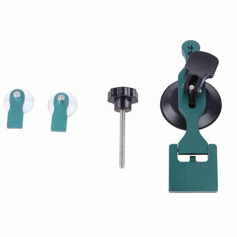 Rotatable LCD Screen Separator Heating Tool With Suction Cup And Adjustable Clamp for phone repair, showing components.