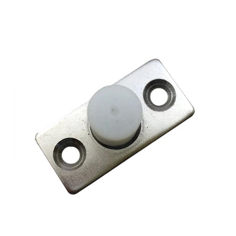 Two Piece Sliding Barn Door Roller Guide With Nylon Guide Wheels Floor Rail Roller System Heavy Duty Metal Hardware For Home Doors