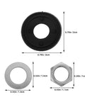 All In One Clock Parts Replacement Kit With Nuts Washers And Gaskets For Wall Clock Repair And DIY Ready Assembly size details