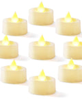 24 Pack Flameless LED Tea Lights Battery Operated With Realistic Flicker For Votive Candles Long Lasting 200 Plus Hours