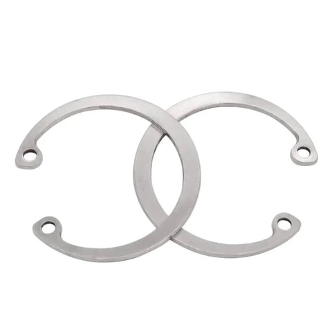 Retaining Ring M78 To M150, 304 Stainless Steel C Type Internal Circlip Retaining Clip Snap Ring Clamp Spring, Heavy Duty, M120