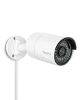 5MP PoE Security Camera With Smart Person Vehicle And Animal Detection, 100ft Infrared Night Vision, wall mounted view