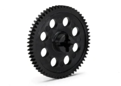 61-Tooth 48P Nylon Spur Gear For 1/18 Scale Latrax RC Vehicles Beefy Nylon Construction For High Power Tuning And Easy Replacement Final Drive Gear For Rugged Track Duty And Long-Lasting Performance