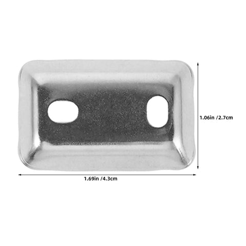 Sturdy Stainless Steel Bathroom Towel Bar Mounting Bracket For Towel Racks And Shower Rods, No Slip Arc Design, close-up view