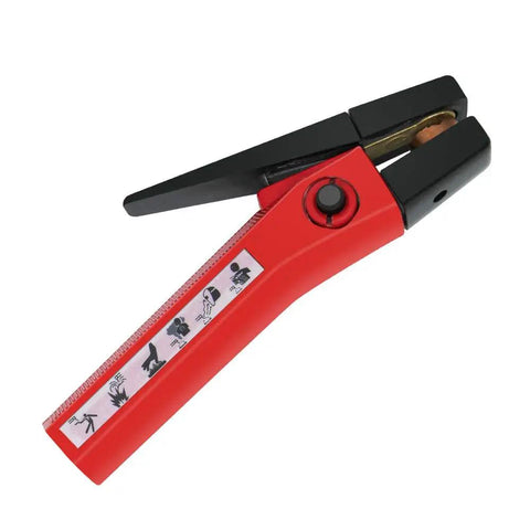 K3000 Carbon Arc Gouging Torch System 600 Amp for Air Gouging with red handle and black grip, angled view.