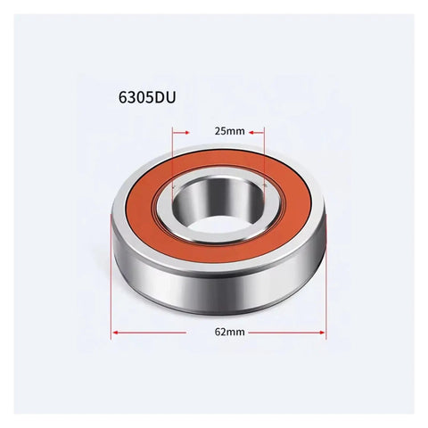 Heavy Duty Drum Bearing Set With 6305 And 6306 Bearings Plus Water Seal Kit For Washing Machine Repair. Smooth Rotation, Low Noise, Durable Replacement Parts That Fix Wobbling And Ensure Reliable Laundry Care Every Single Load